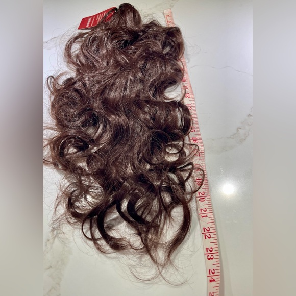 HAIR, 24” Ponytail Clasp Extension, straight layered, Dark brown - Picture 6 of 6